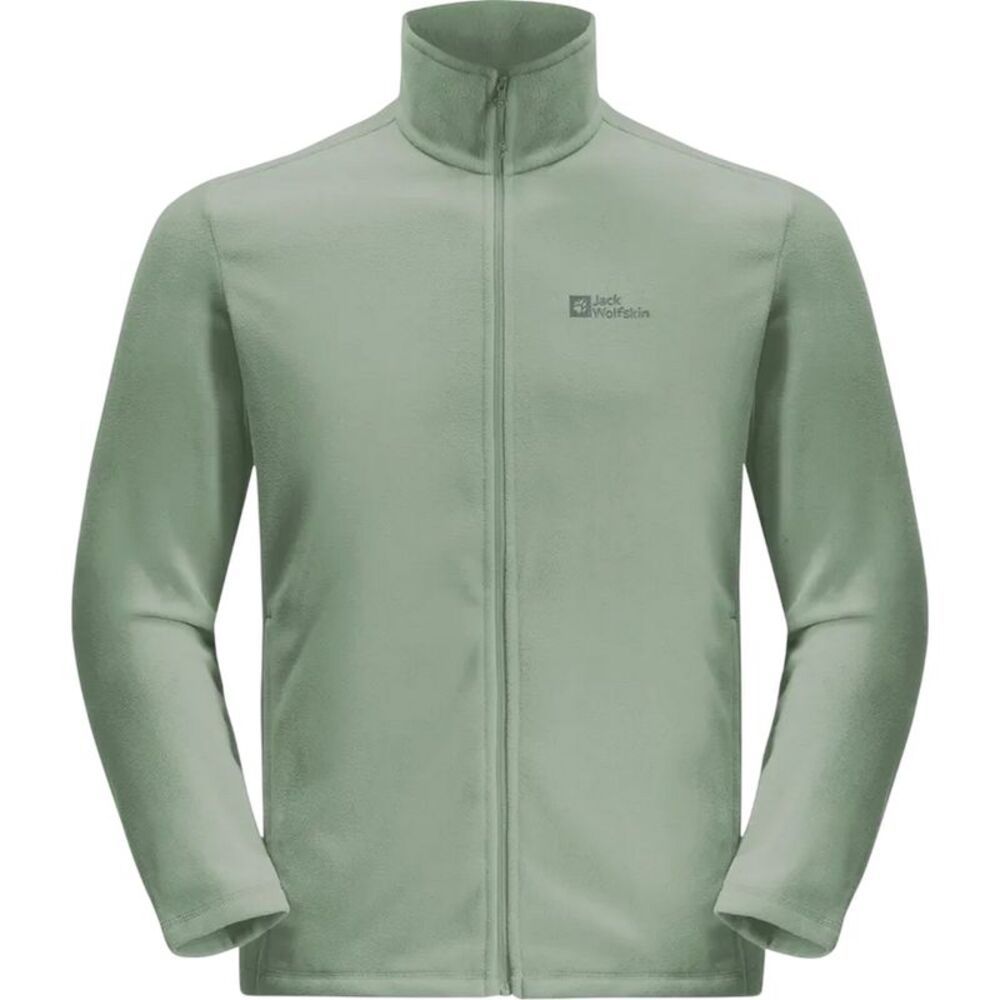 Jack Wolfskin Mens Taunus Fleece Jacket / Eucalyptus